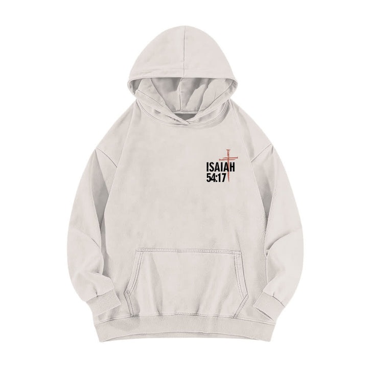Christianartworkshop No Weapon Formed Against Me Washed Hoodie - image 5