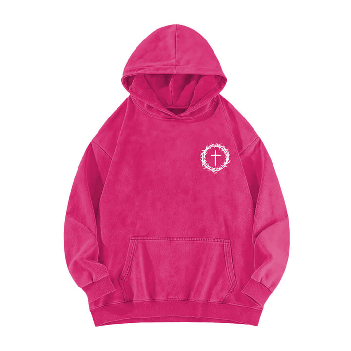 Christianartworkshop A Lot Can Happen In 3 Days Thorn Cross Washed Hoodie - image 17