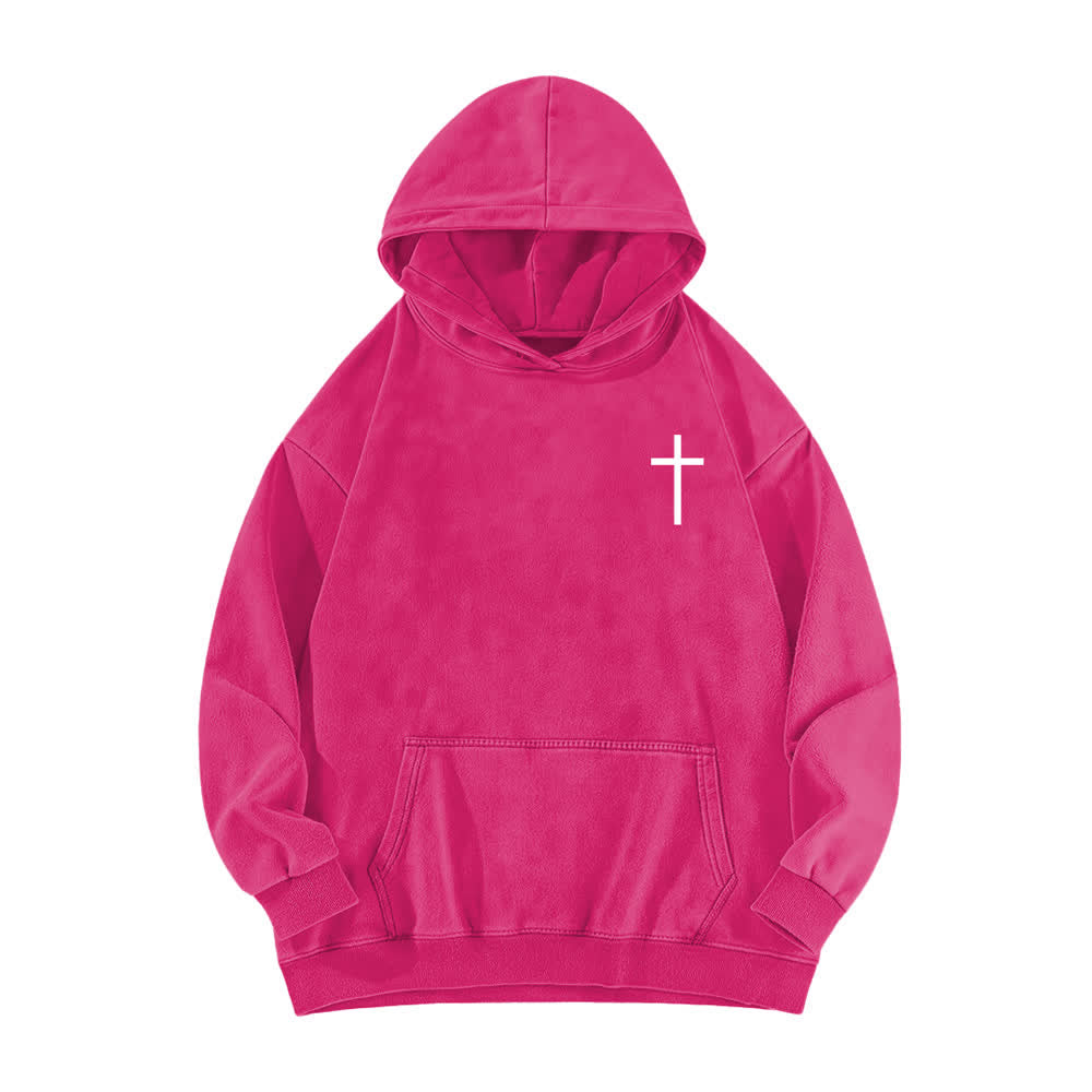 Christianartworkshop Jesus Is King Crown Of Thorns Washed Hoodie - image 17
