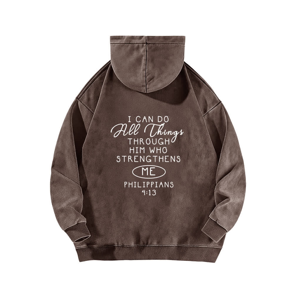 Christianartworkshop I Can Do All Things Cross Chest Washed Hoodie - image 13