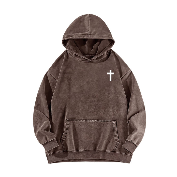 Christianartworkshop I Can Do All Things Cross Chest Washed Hoodie - image 14