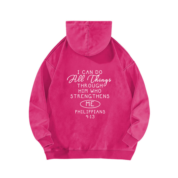Christianartworkshop I Can Do All Things Cross Chest Washed Hoodie - image 16