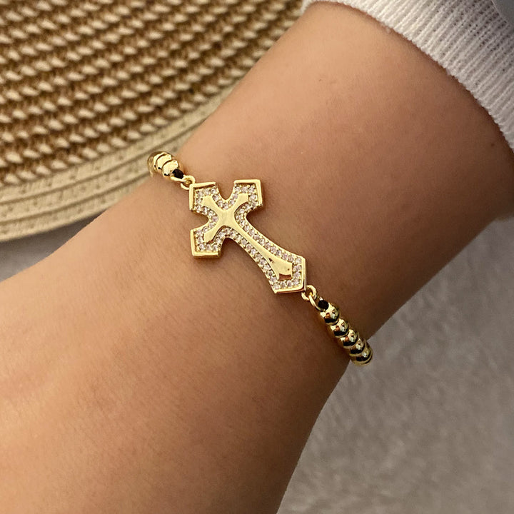 Christianartworkshop Multi‑Style Cross Charm Pull‑Cord Bracelet: Emblem of Abiding Spiritual Grace - F - image 6