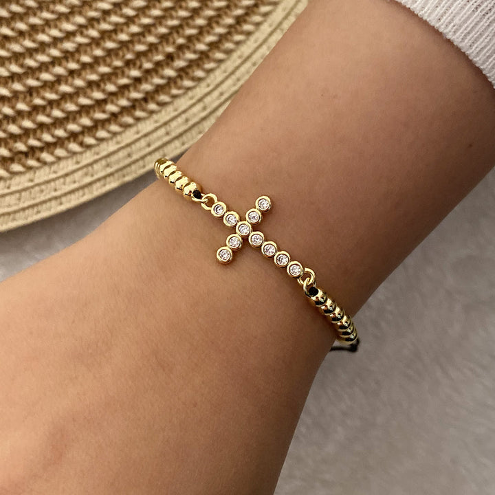 Christianartworkshop Multi‑Style Cross Charm Pull‑Cord Bracelet: Emblem of Abiding Spiritual Grace - G - image 7