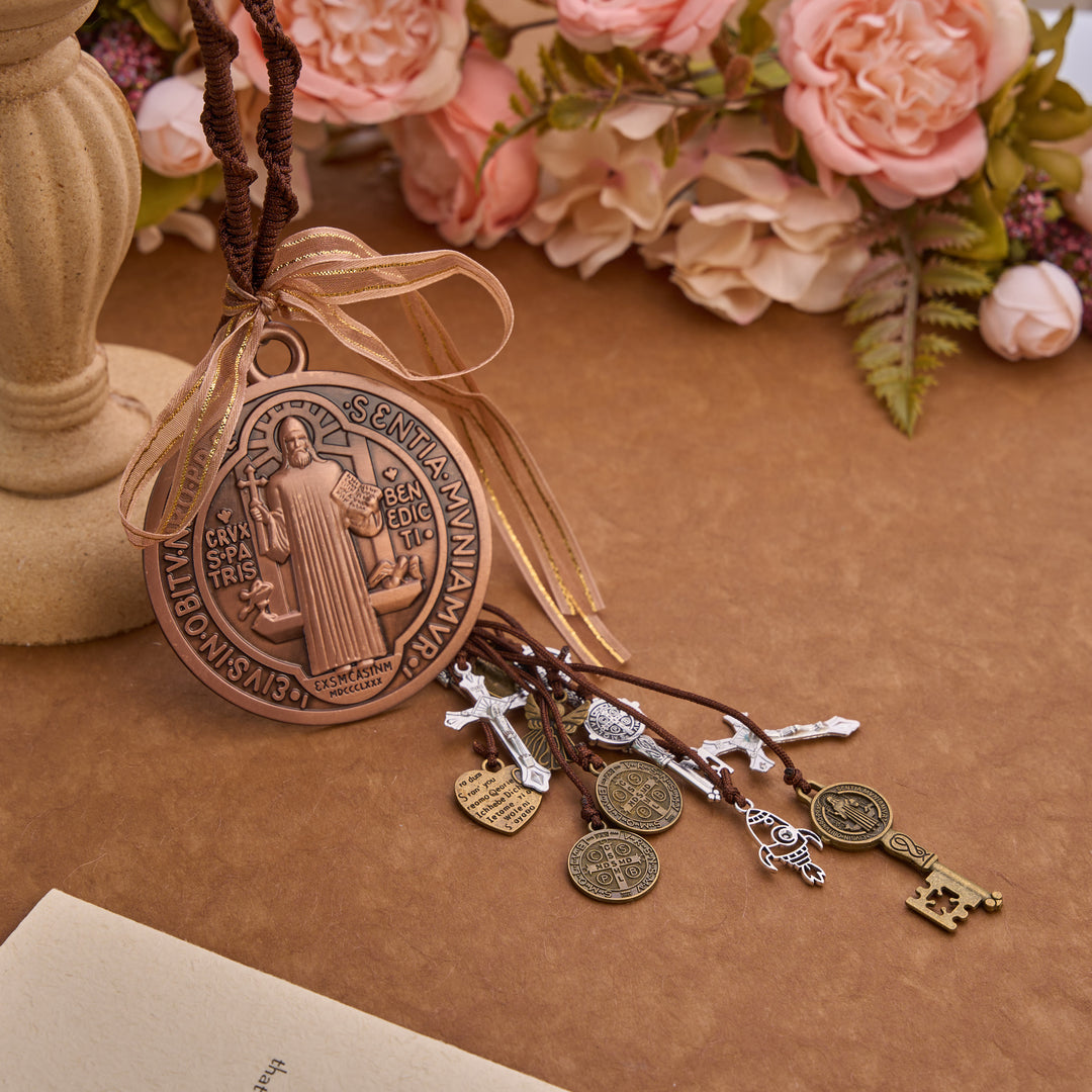 FREE Today: Vintage Tone St. Benedict Car Pendant: Token of Sincere Piety - image 4