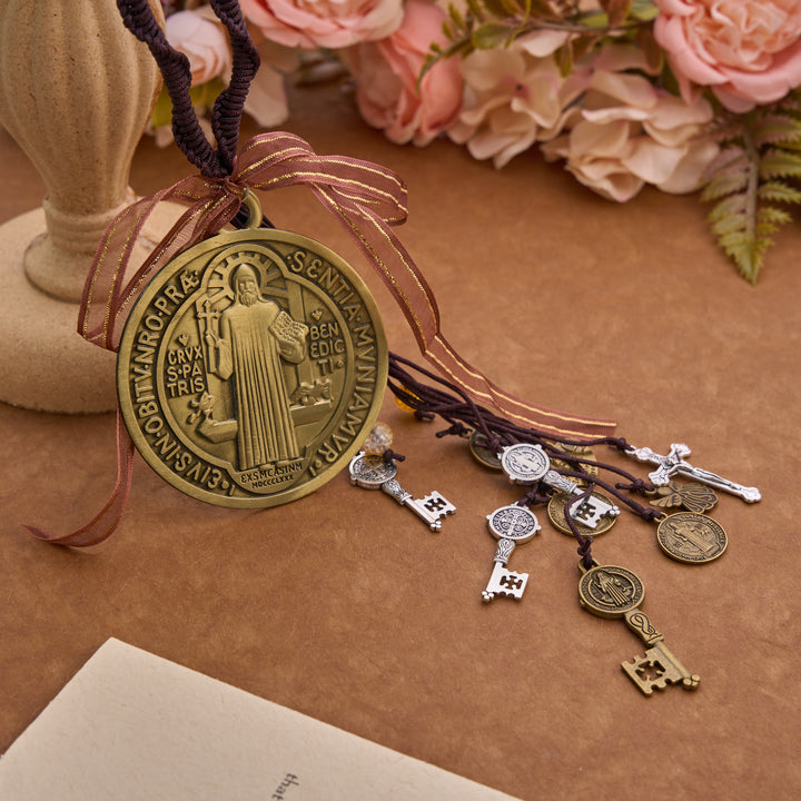 FREE Today: Vintage Tone St. Benedict Car Pendant: Token of Sincere Piety - image 12