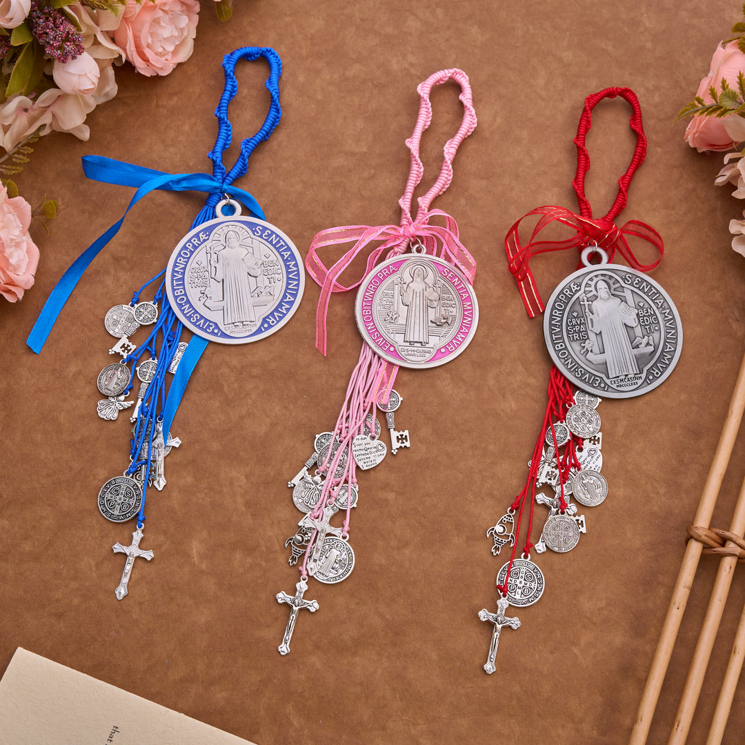 FREE Today: Vintage Tone St. Benedict Car Pendant: Token of Sincere Piety - image 2
