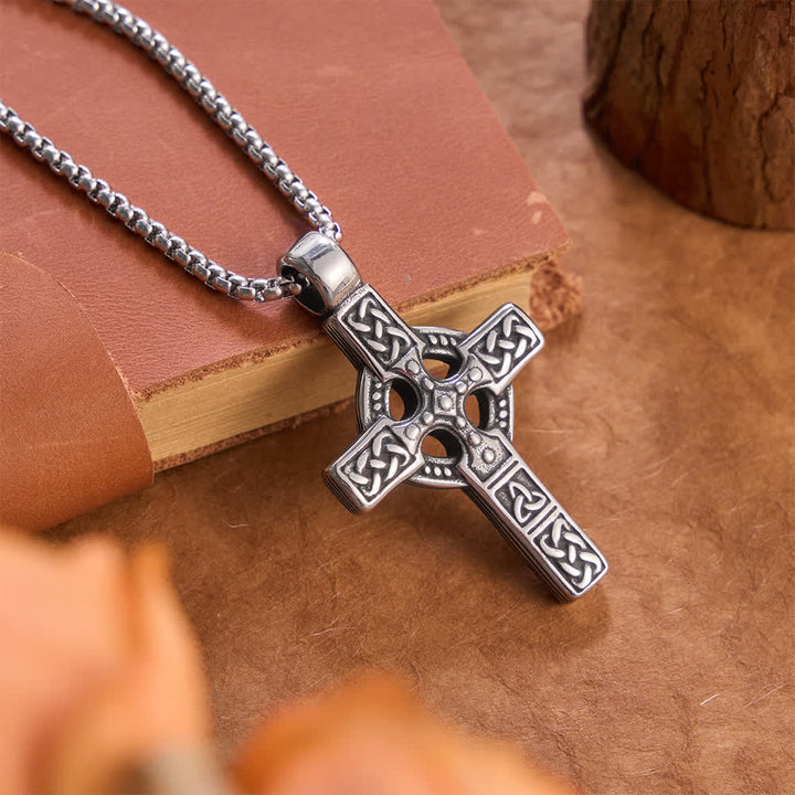 FREE Today: Vintage Celtic Knot Cross Pendant Necklace: Emblem of Enduring Gentle Shelter - image 6