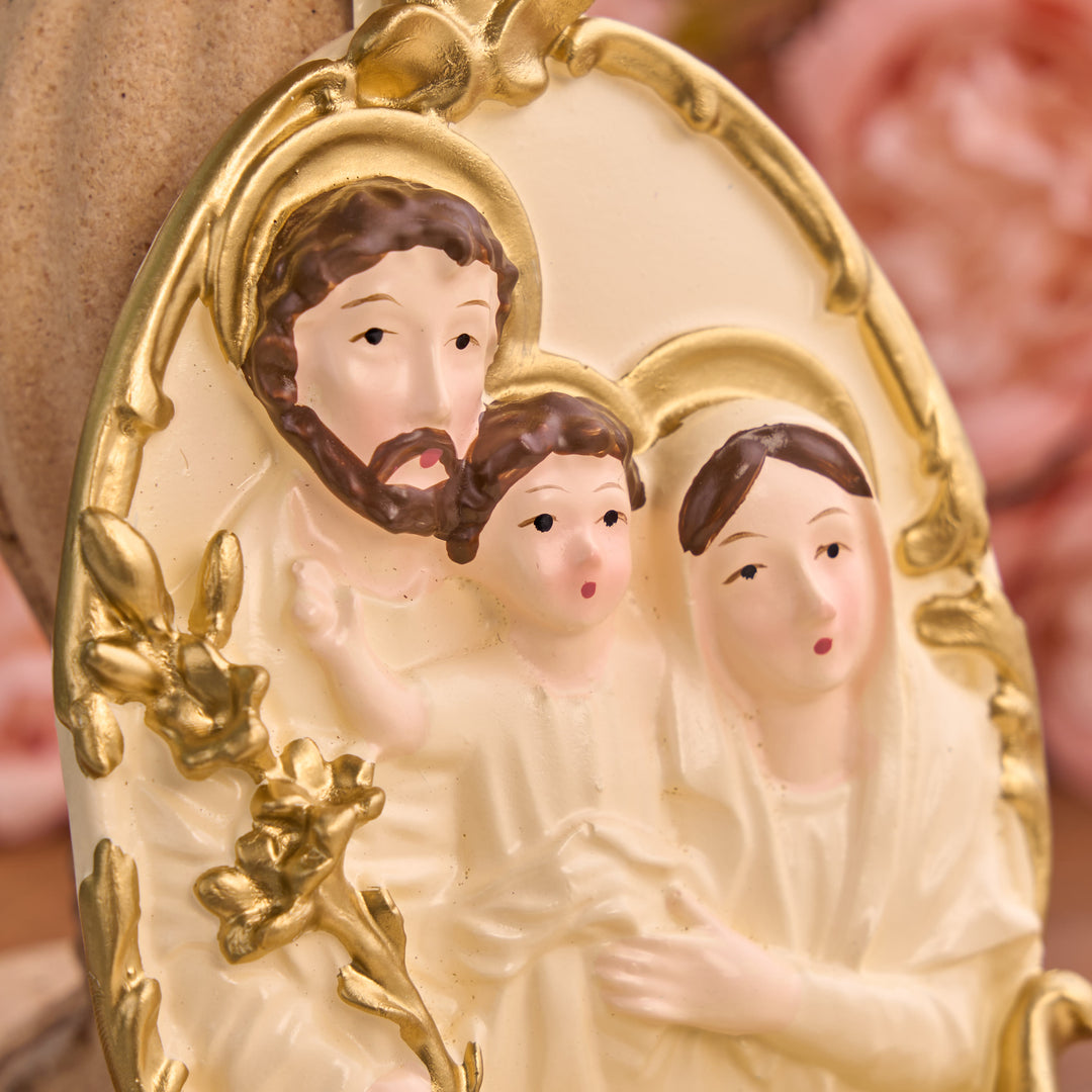 Christianartworkshop Classic Holy Family Holy Water Font Wall Decor: Token of Sacred Comfort - image 6