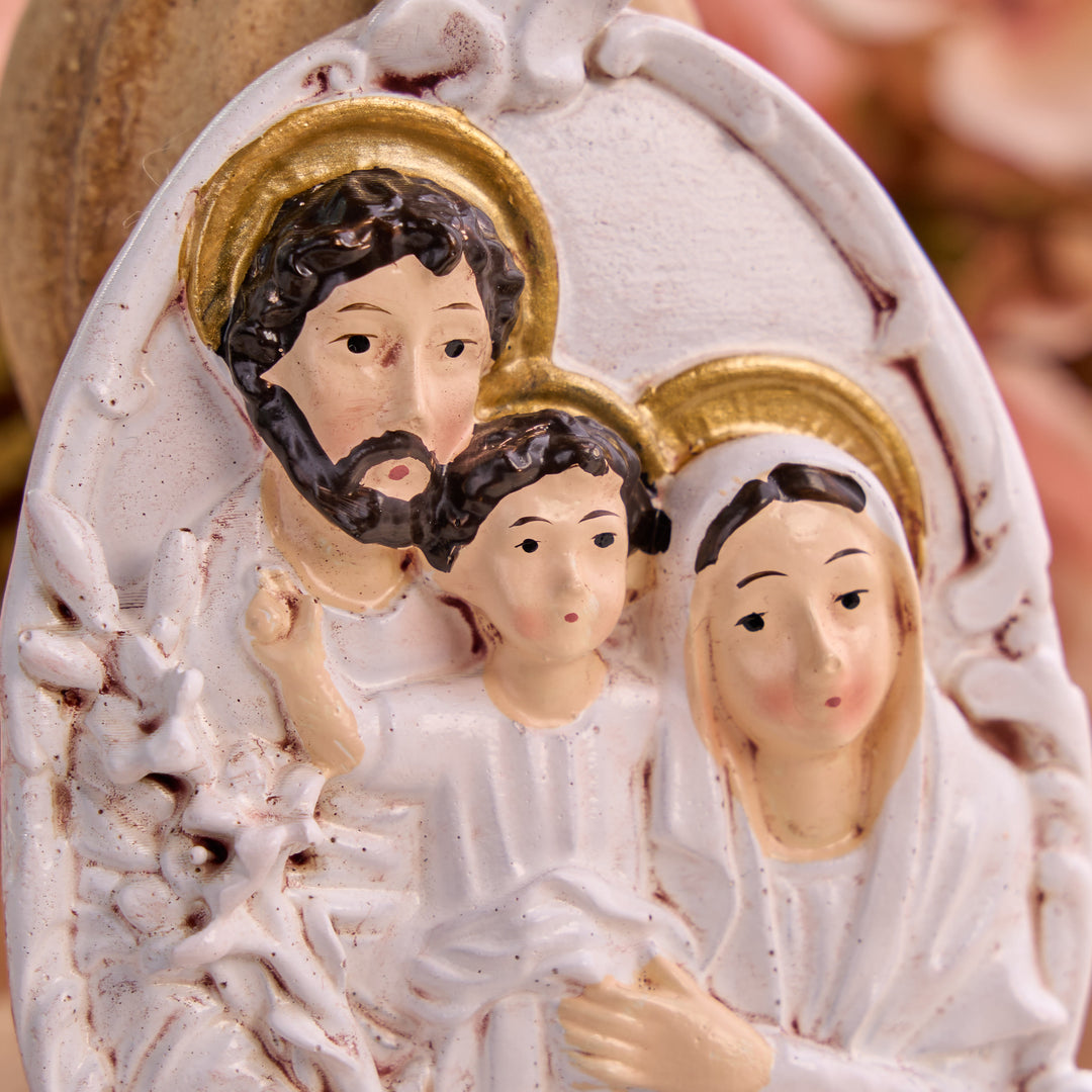 Christianartworkshop Classic Holy Family Holy Water Font Wall Decor: Token of Sacred Comfort - image 2