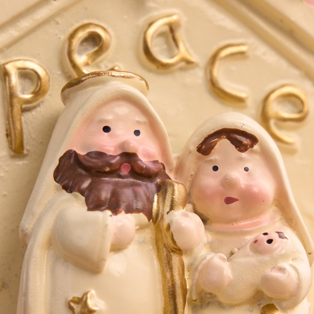 Christianartworkshop House‑Shaped Holy Family Desktop Ornament: Token of Gentle Family Blessings - image 4