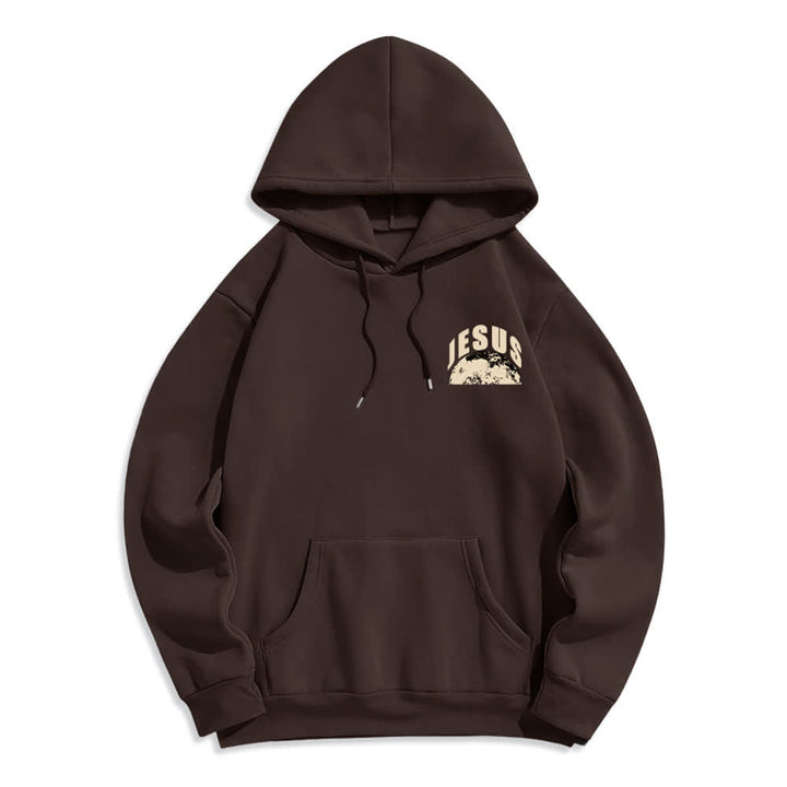Christianartworkshop Tell The World About Jesus Fleece Lined Pullover Hoodie - image 2