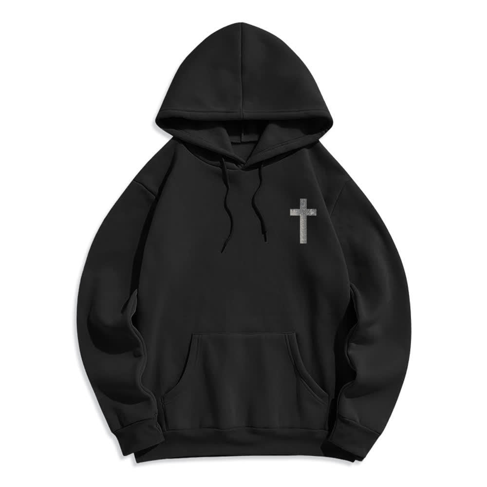 Christianartworkshop Jesus Is My Stylist Romans 13:14 Oversized Pullover Hoodie - image 2