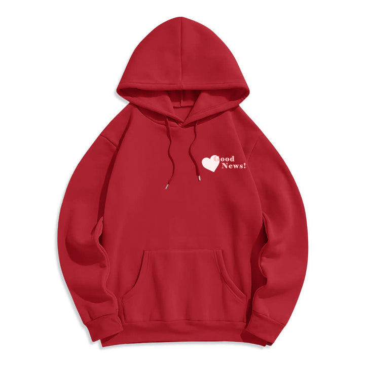 Christianartworkshop Jesus Loves You Good News Fleece Pullover Hoodie - image 23