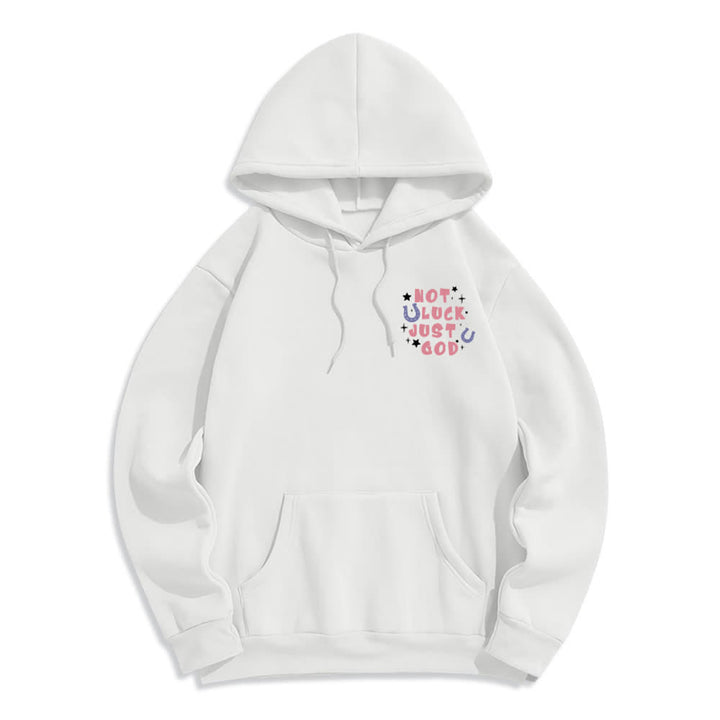 Christianartworkshop Not Luck Just God Fleece Lined Graphic Hoodie - image 5