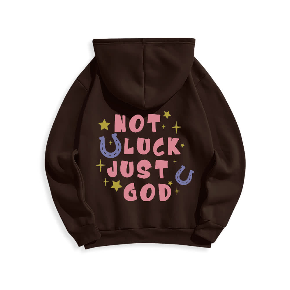 Christianartworkshop Not Luck Just God Fleece Lined Graphic Hoodie - image 19