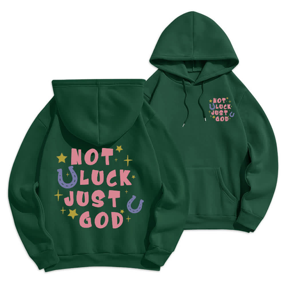 Christianartworkshop Not Luck Just God Fleece Lined Graphic Hoodie - image 13