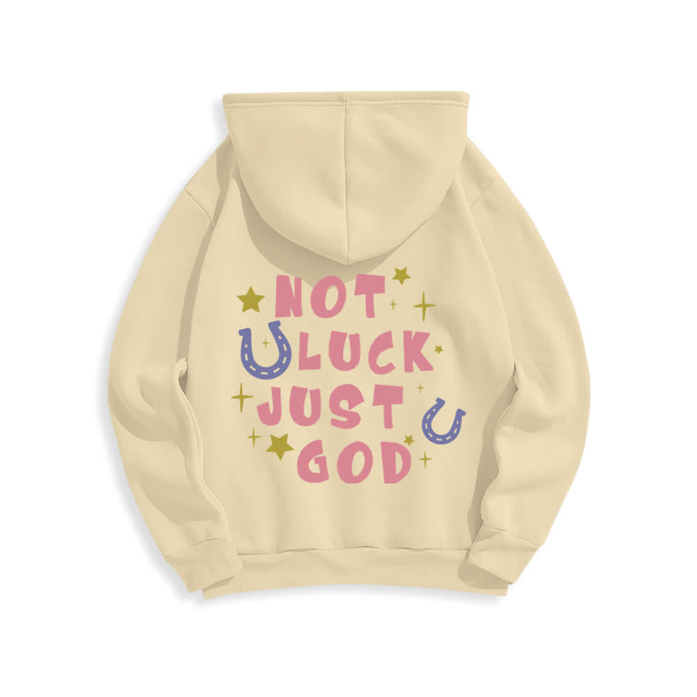 Christianartworkshop Not Luck Just God Fleece Lined Graphic Hoodie - image 22