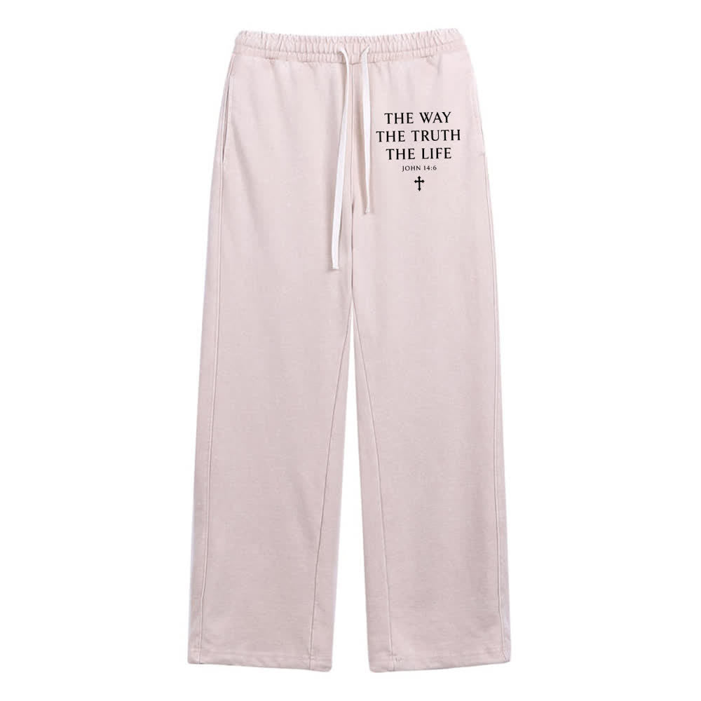 Christianartworkshop The Way The Truth The Life Washed Sweatpants - image 3