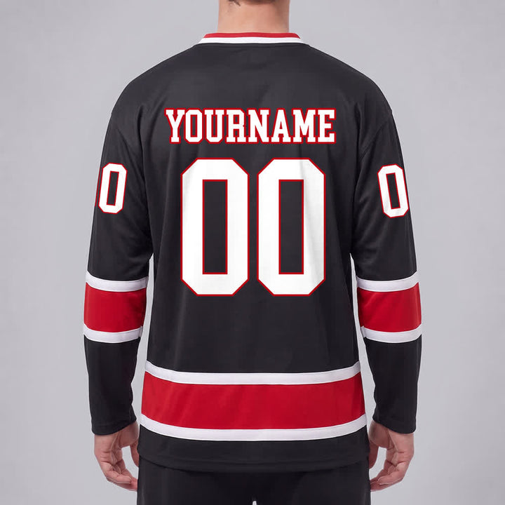 Christianartworkshop Team Jesus Faith Motif Name & Number Customized Hockey Jersey - image 14