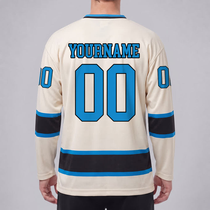 Christianartworkshop Team Jesus Faith Motif Name & Number Customized Hockey Jersey - image 29