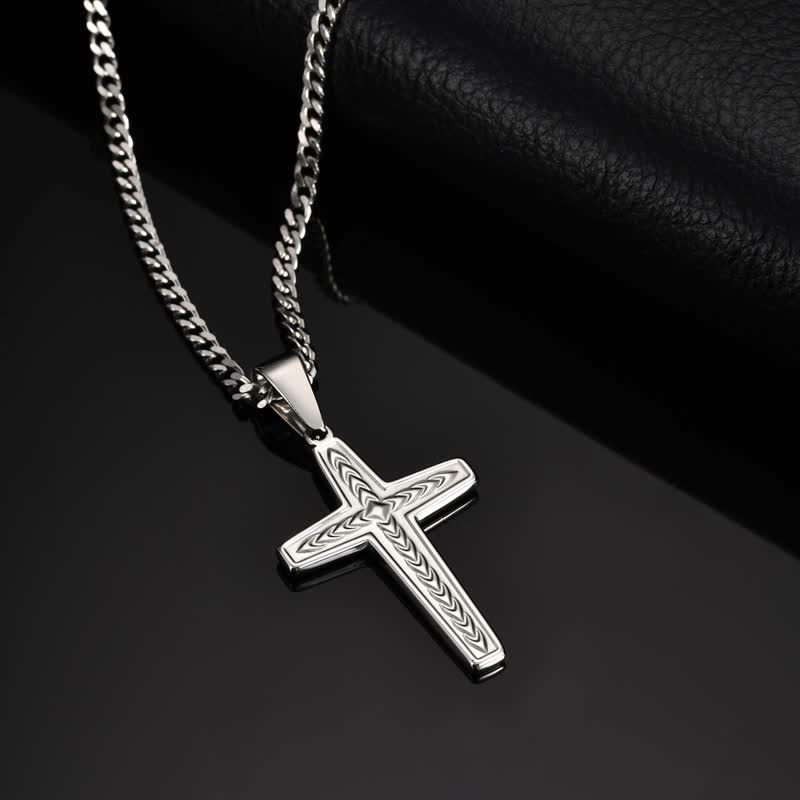 Christianartworkshop Layer‑Ready Cross Crucifix Pendant Necklace Keepsake Of Quiet Sacred Resolve - image 6