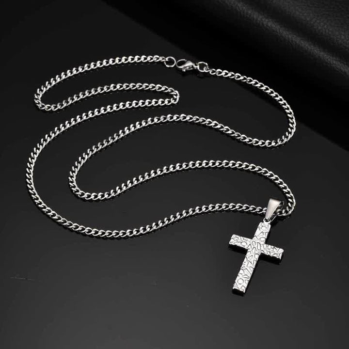 Christianartworkshop Layer‑Ready Cross Crucifix Pendant Necklace Keepsake Of Quiet Sacred Resolve - Cross - image 1