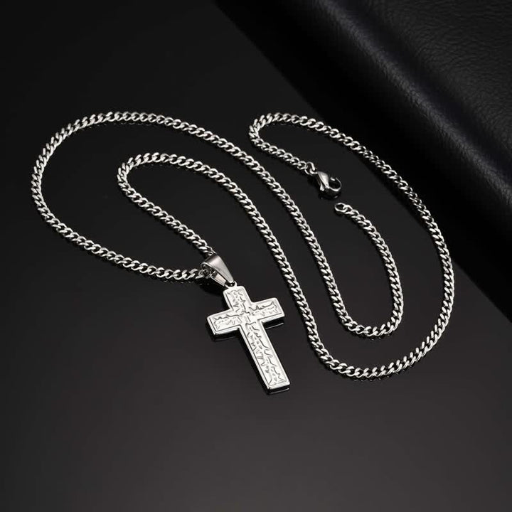 Christianartworkshop Layer‑Ready Cross Crucifix Pendant Necklace Keepsake Of Quiet Sacred Resolve - image 2