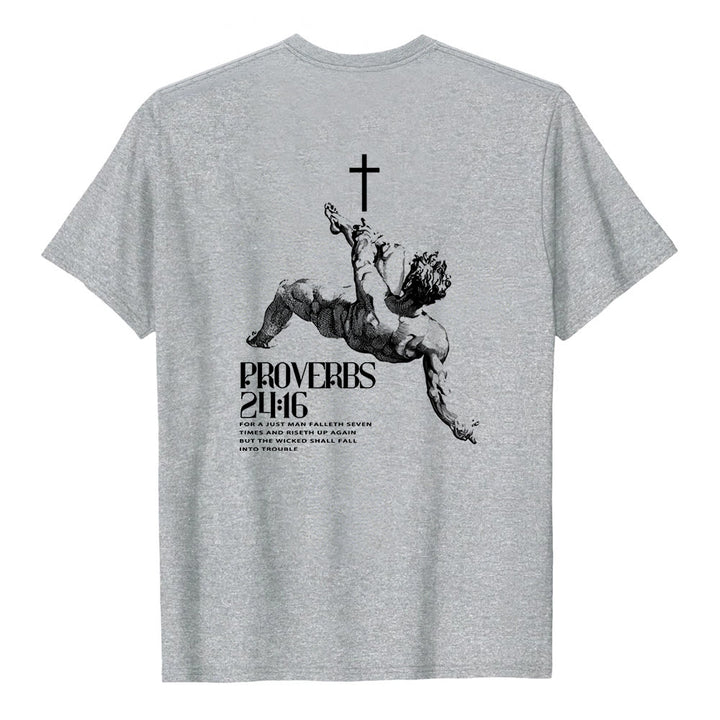 Christianartworkshop Proverbs 24:16' Christian T-Shirt - image 10