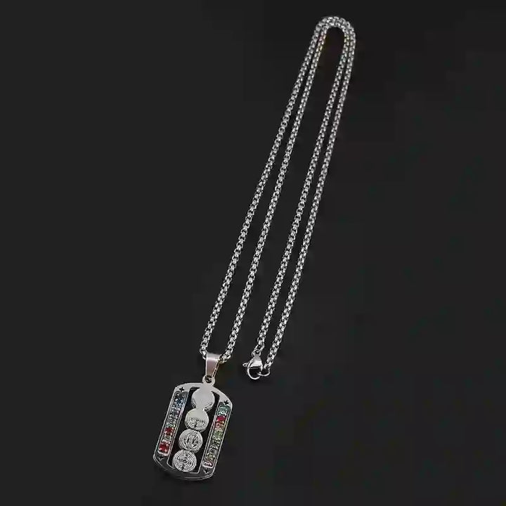 Christianartworkshop Polished St. Benedict Medallion Necklace: Token Of Soothing Daily Spiritual Calm - image 4