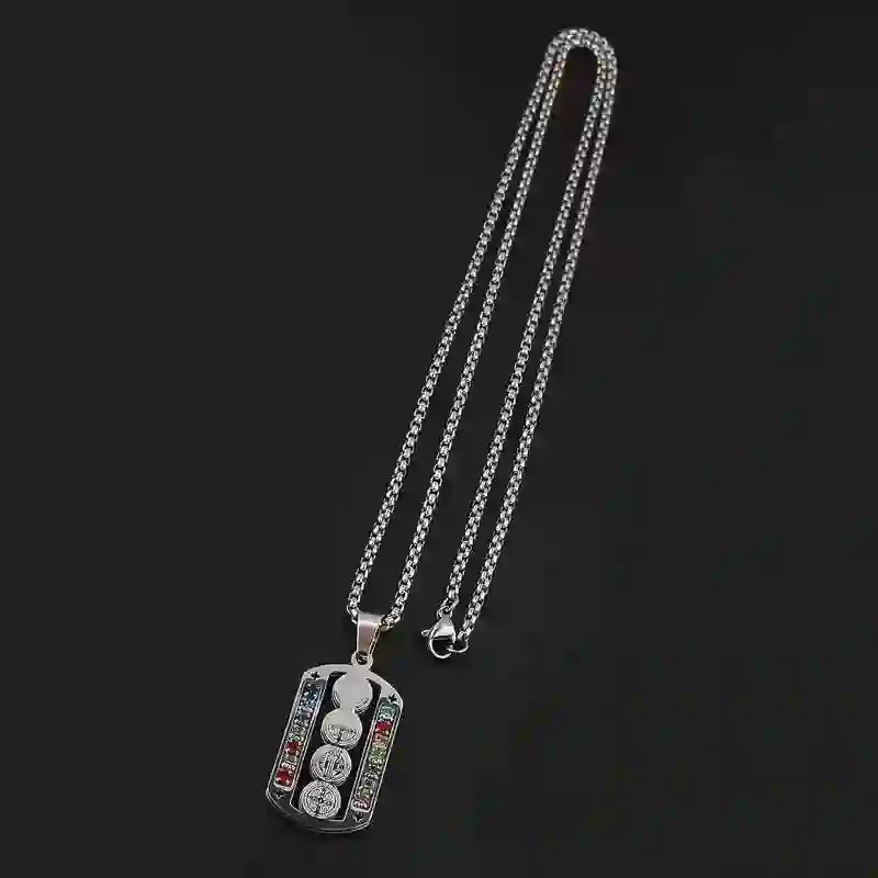 FREE Today: Polished St. Benedict Medallion Necklace: Token Of Soothing Daily Spiritual Calm - image 4