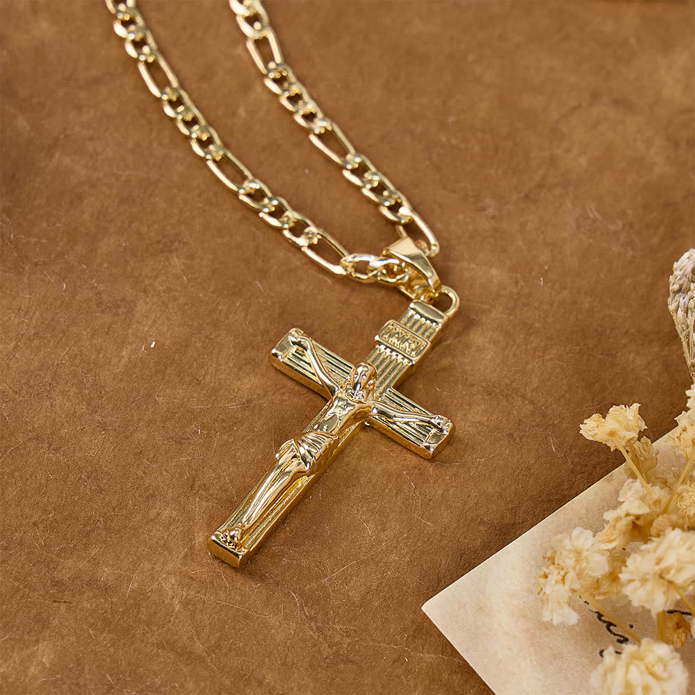 Christianartworkshop Detailed Copper Crucifix Pendant Necklace: Token Of Unending Divine Love - image 10