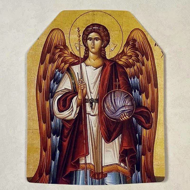 Christianartworkshop Classic Sacred Figure Icon Sticker: Token of Divine Shelter - Archangel Michael - image 8