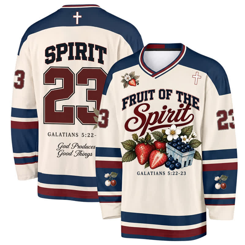 Christianartworkshop Fruit Of The Spirit Galatians 5 22 23 Hockey Jersey - 5XL - image 0