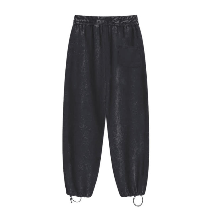 Christianartworkshop God Has My Back Jesus Portrait Washed Sweatpants - image 3