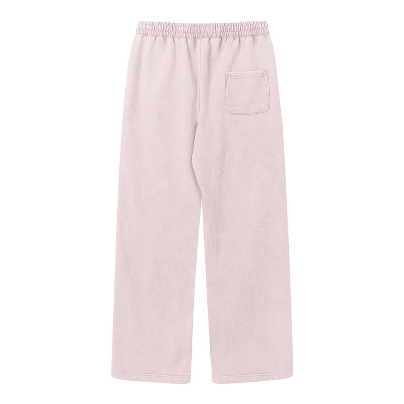 Christianartworkshop God Has My Back Jesus Portrait Washed Sweatpants - image 9
