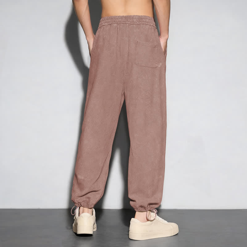 Christianartworkshop God Has My Back Jesus Portrait Washed Sweatpants - image 39
