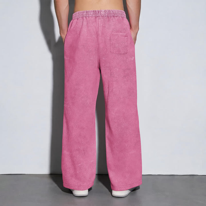 Christianartworkshop God Has My Back Jesus Portrait Washed Sweatpants - image 45