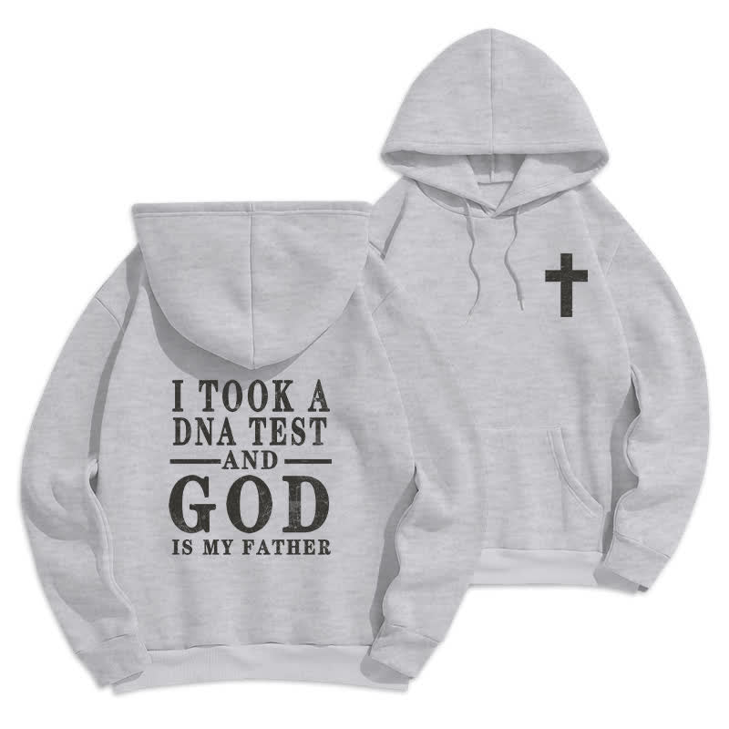 Christianartworkshop Child Of God Statement Fleece Lined Pullover Hoodie - Grey - 2XL - image 9