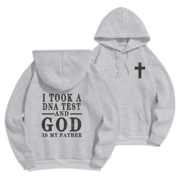 Christianartworkshop Child Of God Statement Fleece Lined Pullover Hoodie - Grey - 2XL - image 9
