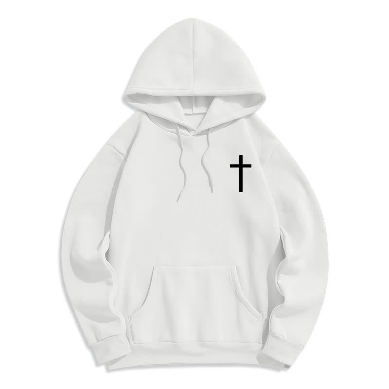 Christianartworkshop Eternally Loved By God Fleece Pullover Hoodies - image 5