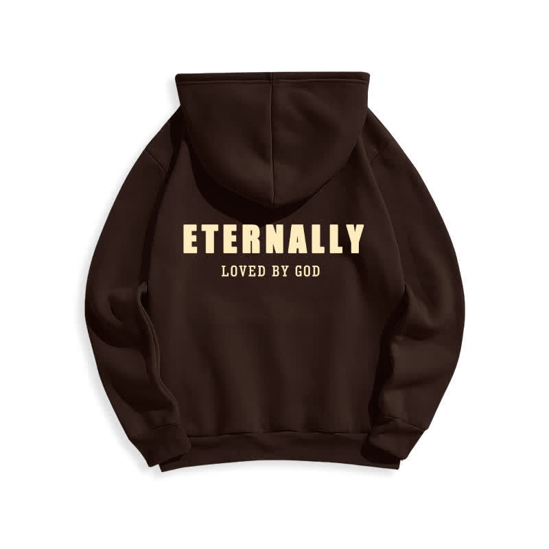 Christianartworkshop Eternally Loved By God Fleece Pullover Hoodies - image 16