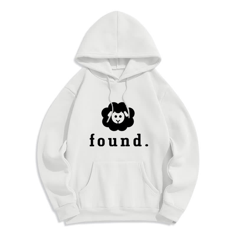 Christianartworkshop Found Cloud Graphic Dark Green Relaxed Fleece Hoodie - White - 2XL - image 1