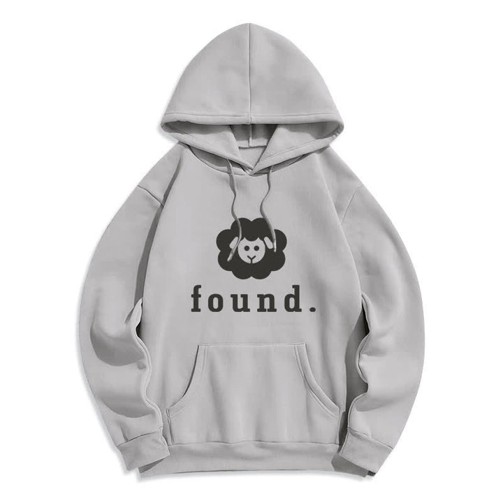 Christianartworkshop Found Cloud Graphic Dark Green Relaxed Fleece Hoodie - Grey - 2XL - image 4