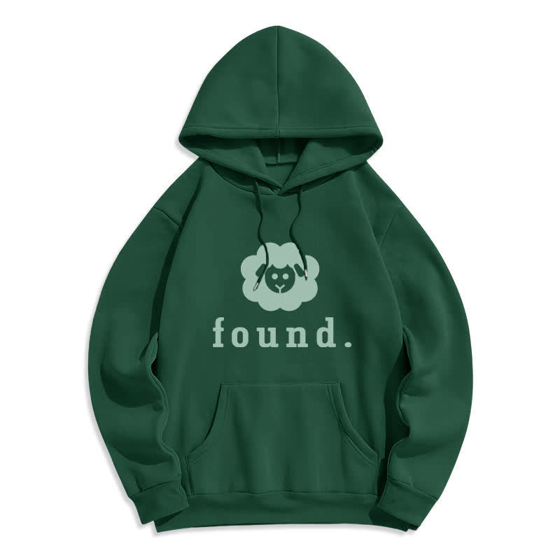 Christianartworkshop Found Cloud Graphic Dark Green Relaxed Fleece Hoodie - Green - 2XL - image 0