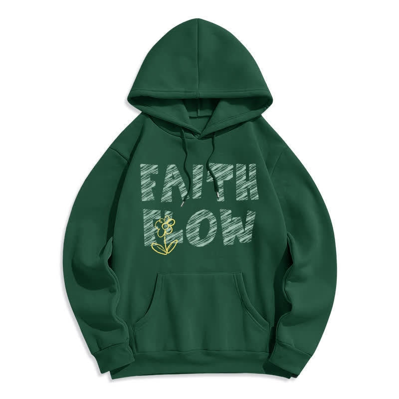 Christianartworkshop Faith Flow Graffiti Fleece Lined Pullover Hoodie - image 0