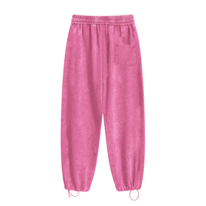 Christianartworkshop Jesus Christ Script Sacred Heart Washed Sweatpants - image 35