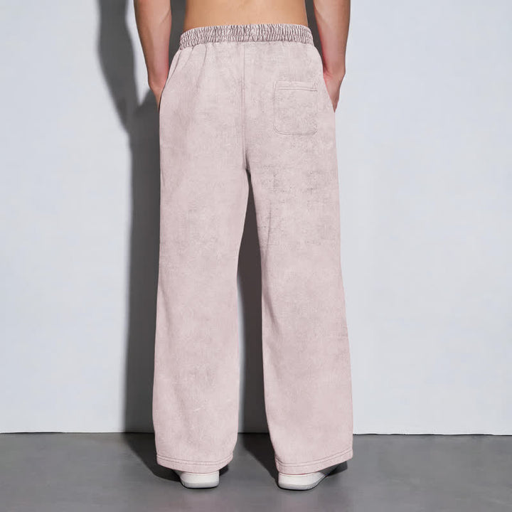 Christianartworkshop Jesus Christ Script Sacred Heart Washed Sweatpants - image 21