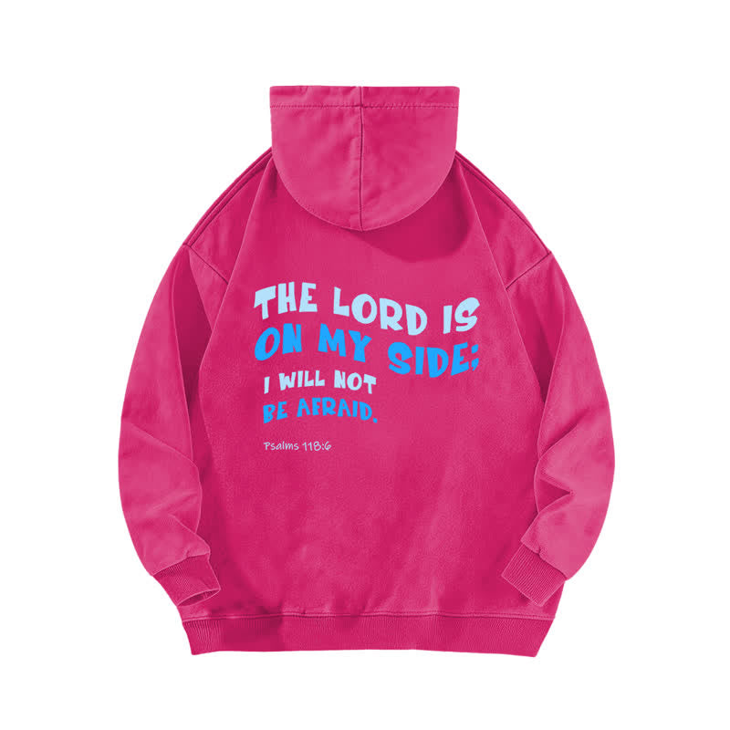 Christianartworkshop The Lord Is On My Side Washed Hoodie - image 16