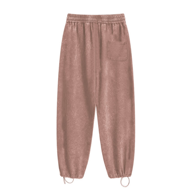Christianartworkshop Faith Over Fear Statement Washed Sweatpants - image 3